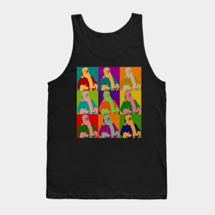 A very jolly Santa Claus Andy Warhol Style Tank Top